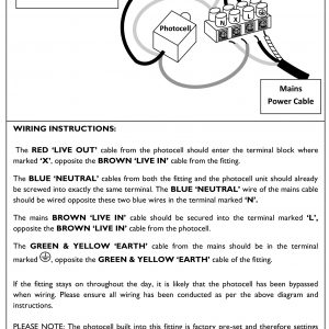 Photocell Wall Lights - Stellus Orbit WLPC Stainless Steel ... dusk to dawn photocell wiring instructions 