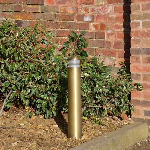 Solid Brass Bollard Light