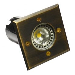 brass decking light