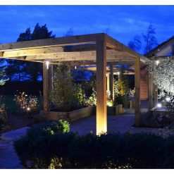 Hanging Lights & Spike Lights - Pergola