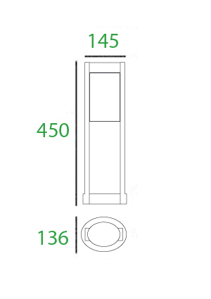 Ovus Path Light Line Drawing