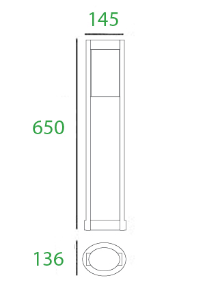 Ovus Path Light Line Drawing