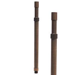 12v Garden Lights - Charleston Adjustable Extension Pole, Brass