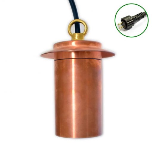 Pergolux 12v Plug & Play Hanging Light - Natural Copper