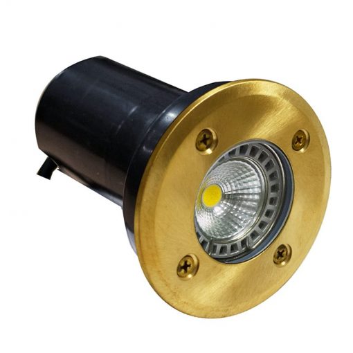 Natural Brass Brass 240v Recessed Light