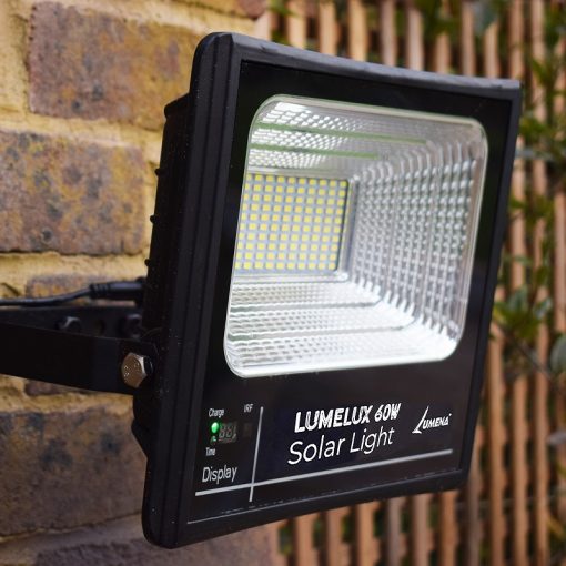 Lumelux 60w Solar Flood Light