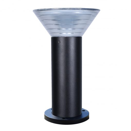 Solar pedestal light