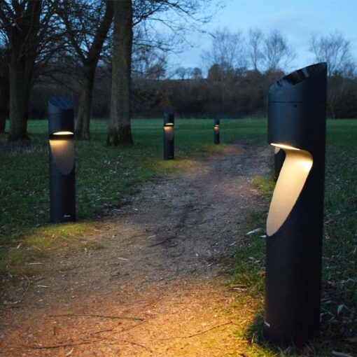 Eccentrica solar bollard lights