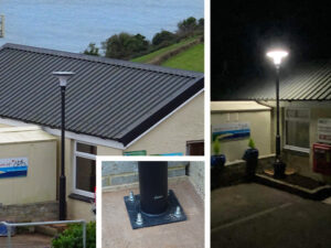 Streetmaster Solar Lamp Post Install