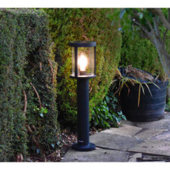 Edisol illuminated solar post light